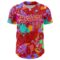 Custom Graffiti Pattern Red-White Authentic Baseball Jersey
