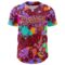 Custom Graffiti Pattern Crimson-Cream Authentic Baseball Jersey