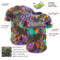 Custom Graffiti Pattern Olive-White Authentic Baseball Jersey