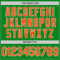 Custom Grass Green Orange-White Authentic Baseball Jersey