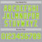 Custom Gray Neon Green Royal-White Authentic Baseball Jersey