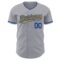 Custom Gray Old Gold-Royal Authentic Baseball Jersey