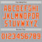 Custom Gray Orange-White Authentic Baseball Jersey