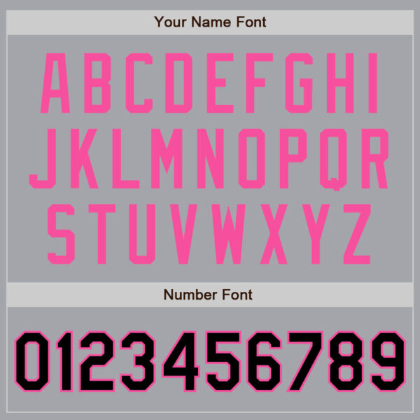 Custom Gray Black-Pink Authentic Baseball Jersey