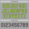 Custom Gray Purple-Neon Green Authentic Baseball Jersey