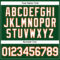 Custom Green White-Orange Authentic Sleeveless Baseball Jersey