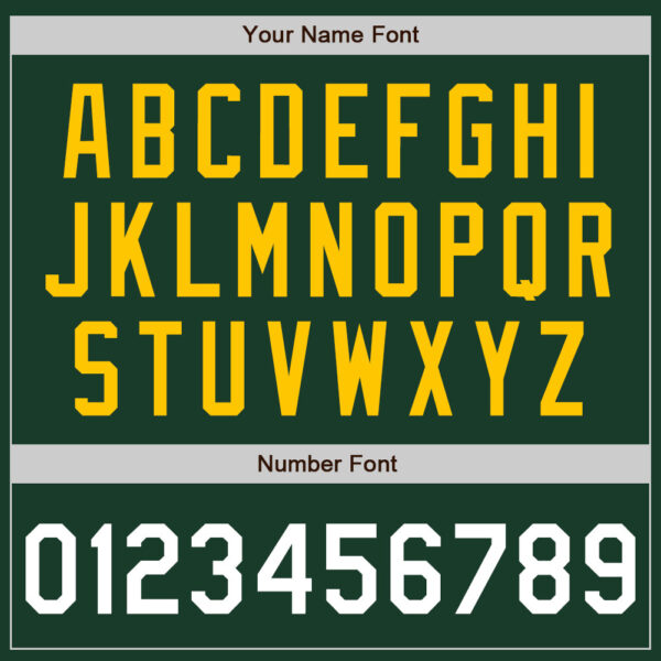 Custom Green White-Yellow Authentic Baseball Jersey