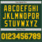 Custom Green Yellow Authentic Baseball Jersey