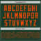 Custom Green Orange Authentic Baseball Jersey