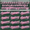 Custom Green Pink-White Authentic Baseball Jersey