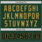 Custom Green Black-Old Gold Authentic Baseball Jersey