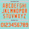Custom Ice Blue Orange-White Authentic Baseball Jersey