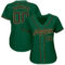 Custom Kelly Green Black Pinstripe Black-Old Gold Authentic Baseball Jersey