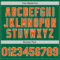 Custom Kelly Green Orange-White Authentic Baseball Jersey