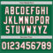Custom Kelly Green White-Red Authentic Baseball Jersey