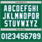 Custom Kelly Green White-Light Blue Authentic Baseball Jersey