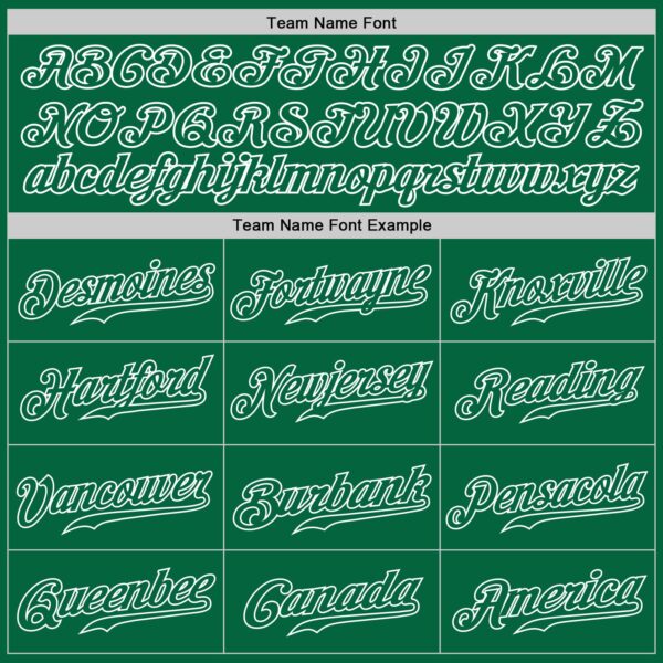 Custom Kelly Green Kelly Green-White Authentic Baseball Jersey