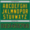 Custom Kelly Green Navy-Gold Authentic Baseball Jersey