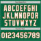 Custom Kelly Green White-Orange Authentic Baseball Jersey