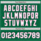 Custom Kelly Green White-Pink Authentic Baseball Jersey