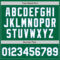 Custom Kelly Green White-Light Blue Authentic Baseball Jersey