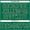 Custom Kelly Green White Pinstripe Green Authentic Baseball Jersey