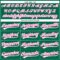Custom Kelly Green White Pinstripe Pink Authentic Baseball Jersey