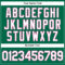 Custom Kelly Green White Pinstripe Pink Authentic Baseball Jersey