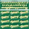 Custom Kelly Green White Pinstripe Gold Authentic Baseball Jersey