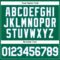 Custom Kelly Green White Pinstripe Light Blue Authentic Baseball Jersey