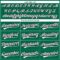 Custom Kelly Green White Pinstripe Black Authentic Baseball Jersey