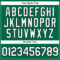 Custom Kelly Green White Pinstripe Black Authentic Baseball Jersey
