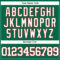 Custom Kelly Green White-Red Authentic Baseball Jersey