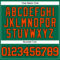 Custom Kelly Green Orange-Black Authentic Baseball Jersey