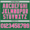 Custom Kelly Green Pink-White Mesh Authentic Throwback Baseball Jersey
