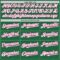 Custom Kelly Green White-Pink Mesh Authentic Throwback Baseball Jersey