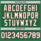 Custom Kelly Green White-Red Mesh Authentic Throwback Baseball Jersey