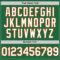 Custom Kelly Green White-Orange Mesh Authentic Throwback Baseball Jersey