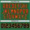 Custom Kelly Green Black-Orange Mesh Authentic Throwback Baseball Jersey
