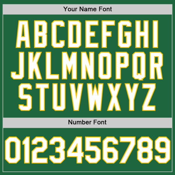 Custom Kelly Green White-Yellow Mesh Authentic Throwback Baseball Jersey