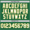 Custom Kelly Green White-Yellow Mesh Authentic Throwback Baseball Jersey
