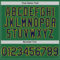 Custom Kelly Green Navy-Yellow Mesh Authentic Throwback Baseball Jersey