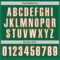Custom Kelly Green White-Orange Authentic Baseball Jersey