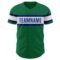 Custom Kelly Green White-Royal Authentic Baseball Jersey