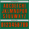 Custom Kelly Green Orange-Black Authentic Baseball Jersey