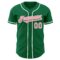 Custom Kelly Green Medium Pink-White Authentic Baseball Jersey