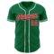Custom Kelly Green Red-White Authentic Baseball Jersey