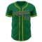 Custom Kelly Green Royal-Yellow Authentic Baseball Jersey