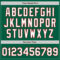 Custom Kelly Green White-Red Authentic Baseball Jersey