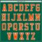 Custom Kelly Green Orange-White Authentic Baseball Jersey